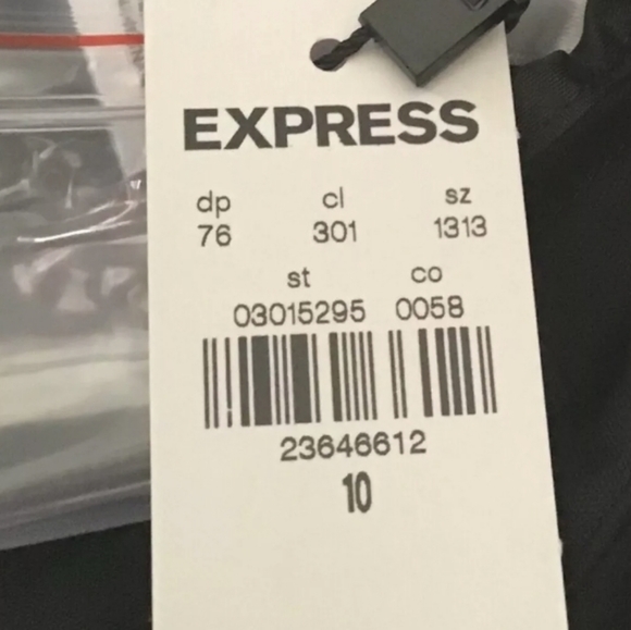 Express Black High Waisted Black Sateen Shorts - Picture 6 of 8